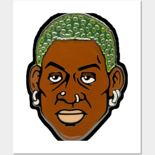 rodzilla-dennis Rodman design Posters and Art